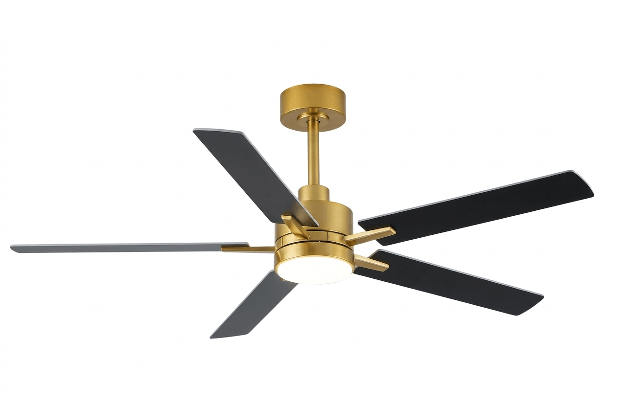Black Gold Ceiling Fan
