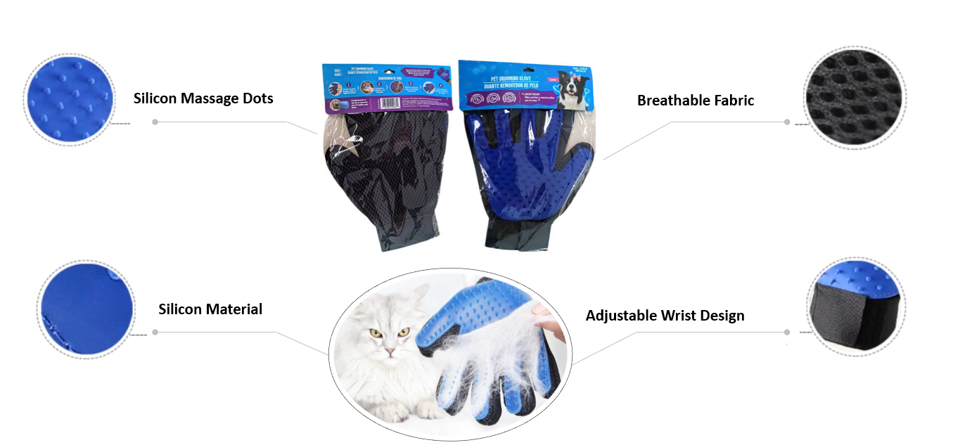 Pet Grooming Gloves